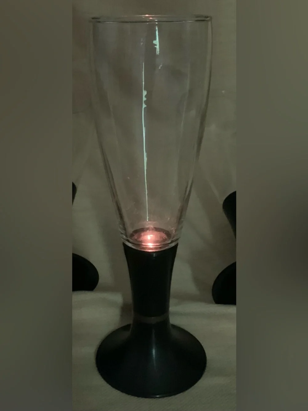 🔍Vtg David Douglas After Hours Lighted Pilsner Beer Glasses (3) READ DESCRIPTION